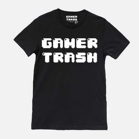 GAMER TRASH Black Short Sleeve Soft Cotton T-Shirt